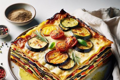 Layered Delight: The Art of Roasted Vegetable Lasagna