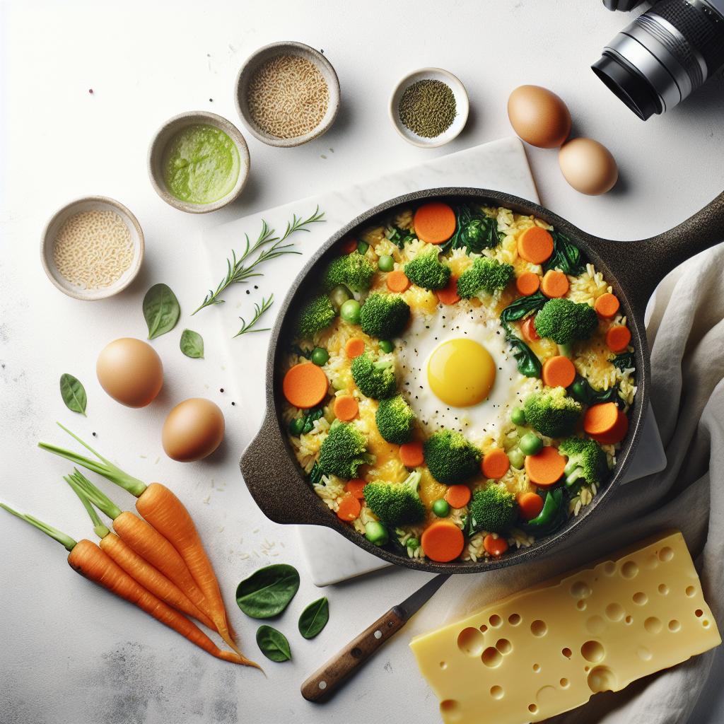 One-Pot Cheesy Vegetable Rice: Easy, Creamy, Flavorful Meal