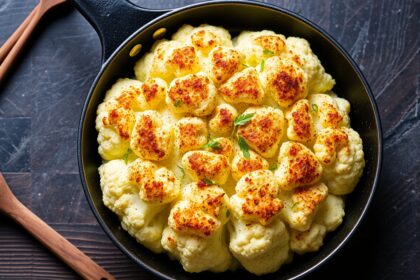 Roasted Parmesan Cauliflower: the genesis of an elevated side dish.