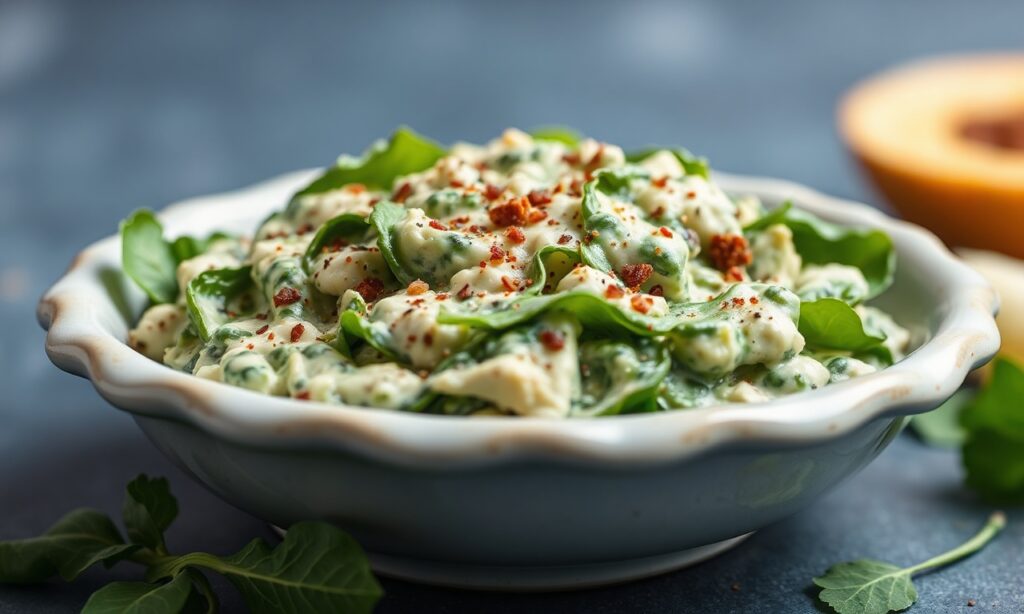 Keto creamed Boursin spinach, perfect low-carb side dish.