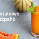 Refreshing cantaloupe gazpacho, a summer delight.