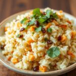 Expert vegan crispy rice with peanut-chili dressing.
