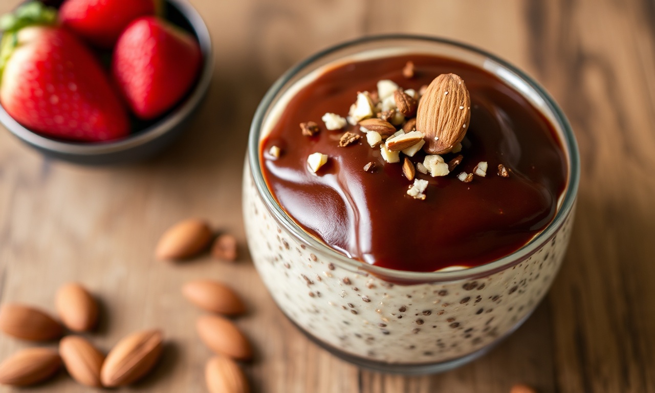 Keto almond chia pudding: delicious, strategic sweet treat.