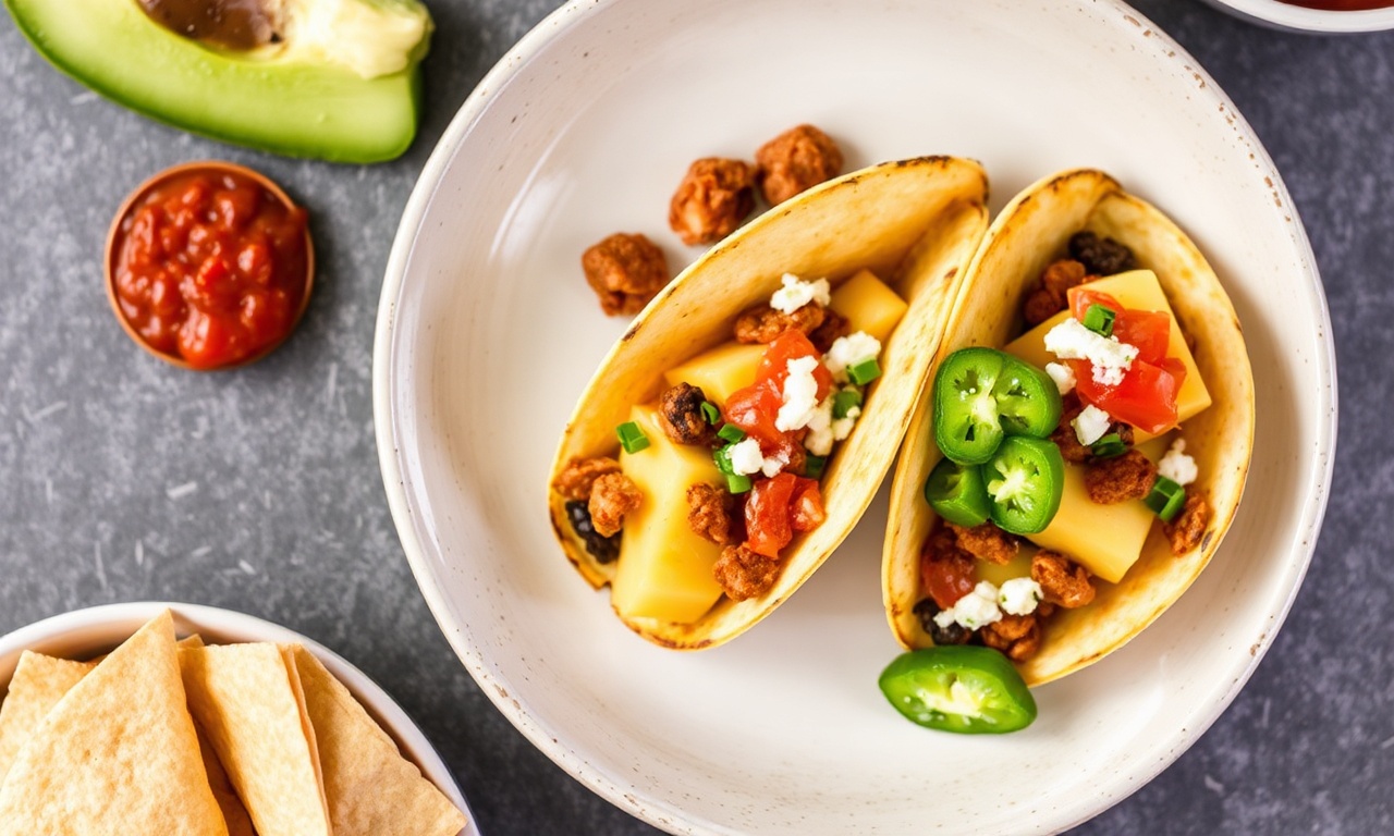 Low carb cheese taco shells for guilt-free flavor.