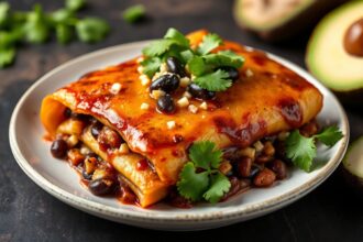 Delicious black bean sweet potato enchiladas recipe for experts.