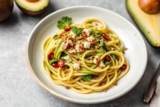 Vibrant Avocado Pesto: The genesis of this delicious culinary hybrid.
