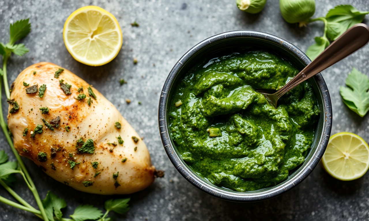 Pesto zucchini chicken: elegant, effortless dinner recipe.