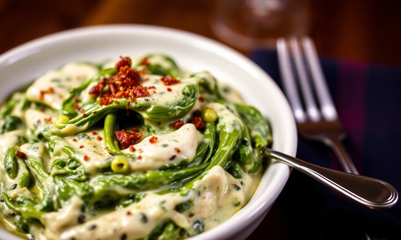 Morton's Steakhouse iconic creamed spinach recipe guide.