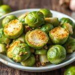 Honey Garlic Brussels Sprouts: Flavorful, roasted side dish for dinner.