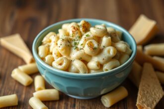 Creamy cashew mac and cheese, a vegan comfort food masterpiece.