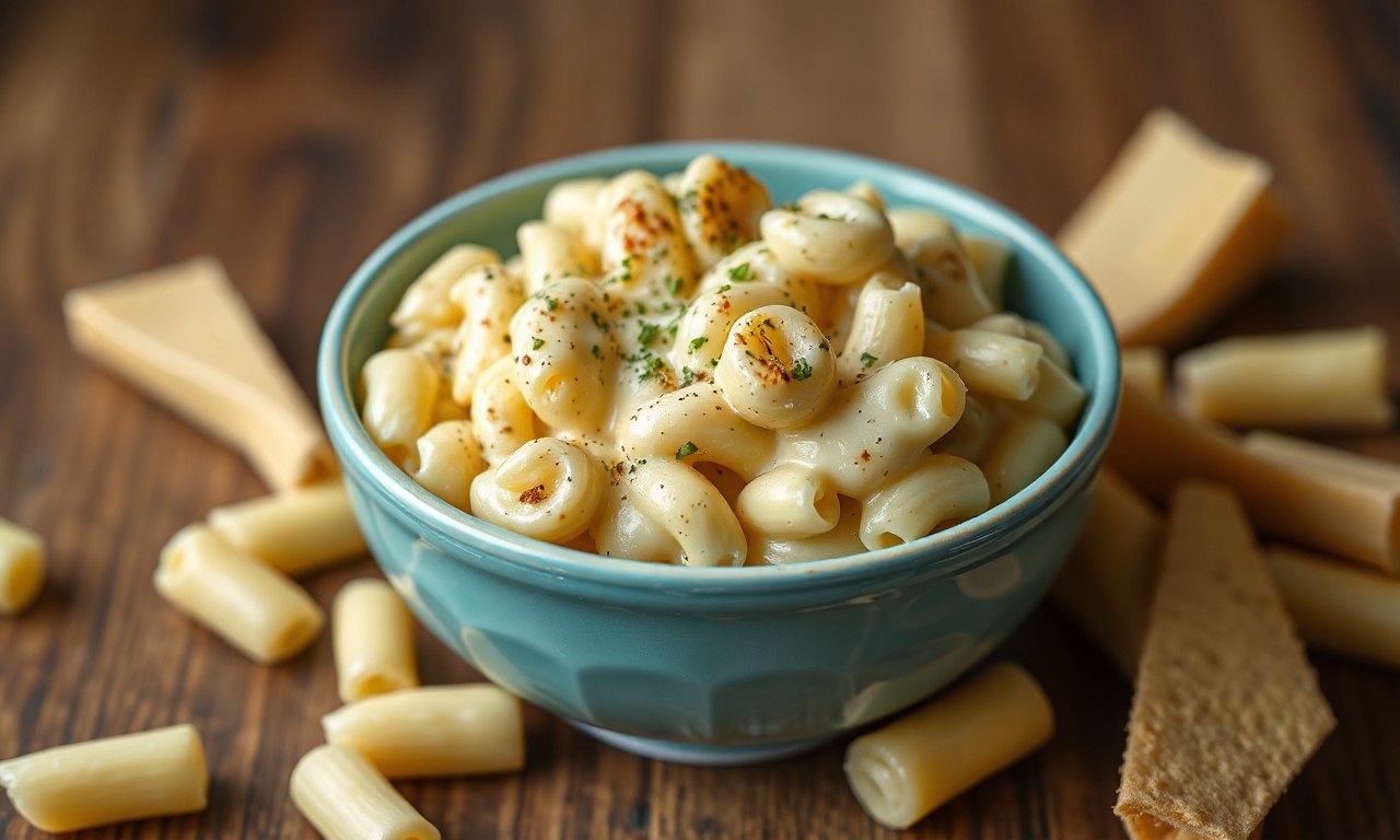 Creamy cashew mac and cheese, a vegan comfort food masterpiece.