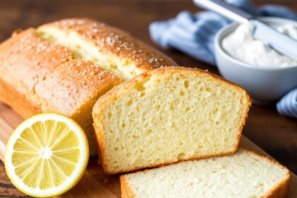 Keto lemon bread: delicious no coconut flour recipe.