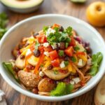 Loaded potato taco bowl meal prep masterpiece.