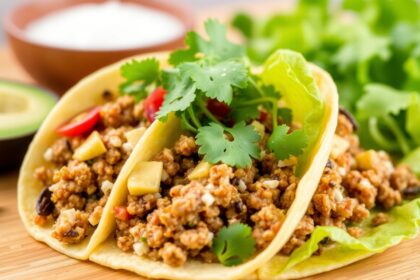 Quinoa lentil taco meat: plant-powered perfection for your recipe.