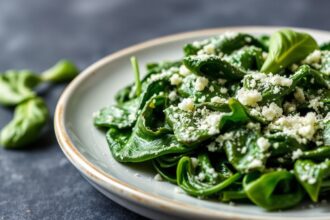 Parmesan spinach: a polished, perfect side dish guide.