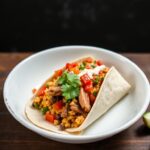 Delicious Mexican burrito bowl, a modern meal essential.