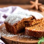 Gluten-free eggless gingerbread loaf recipe perfection.