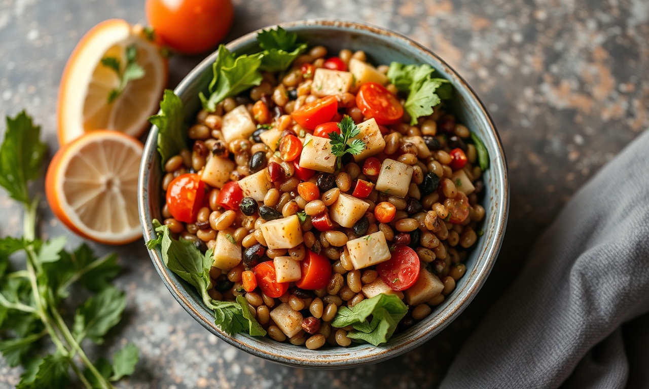 Mediterranean Lentil: Fresh, healthy eating guide with vibrant lentils.