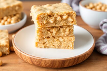 Delicious vegan chickpea blondies recipe for effortless sweet treats.