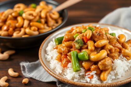 Delicious homemade Cashew Chicken, better than takeout.