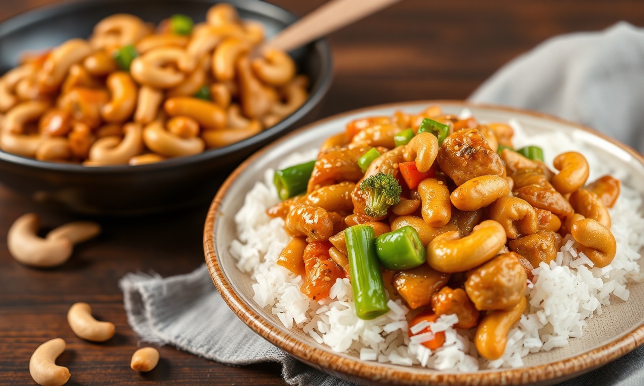 Delicious homemade Cashew Chicken, better than takeout.