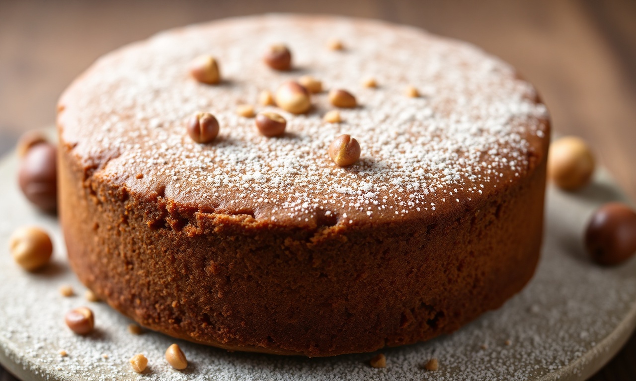 Rich homemade chestnut cake for true connoisseurs.