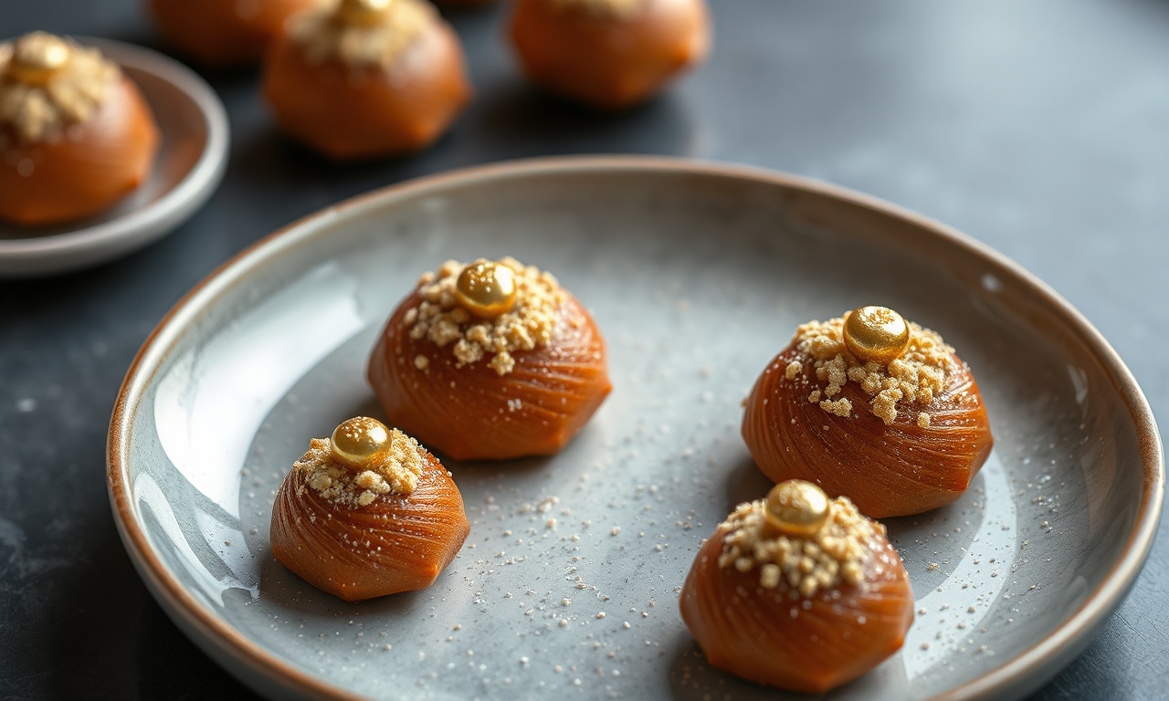 Elegant chestnut bouchons pastry guide.