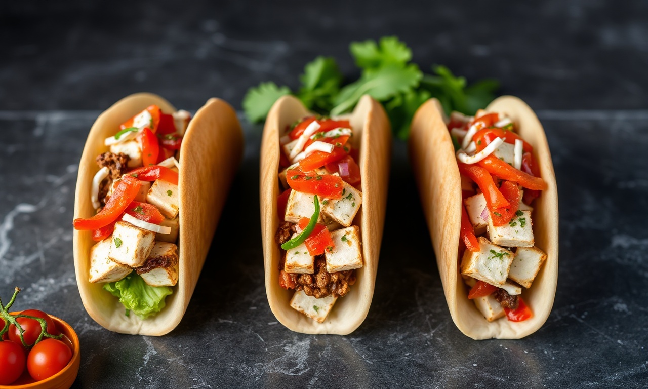 Shaved tofu gyros: flavorful, plant-based, and easy to make.