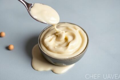Creamy vegan mayonnaise: the secret to instant deliciousness.