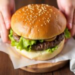 Quick 40 minute hamburger buns recipe.