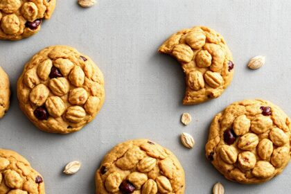 Healthy peanut butter oatmeal cookies for guilt-free indulgence.