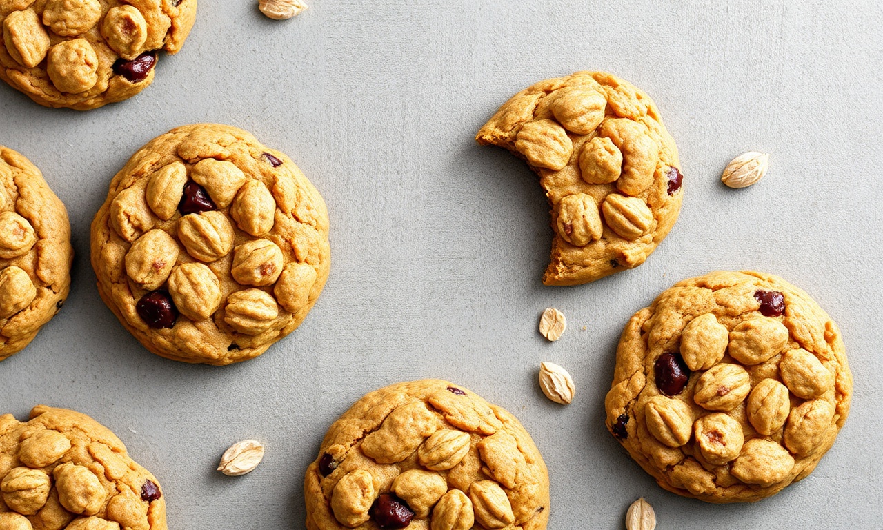 Healthy peanut butter oatmeal cookies for guilt-free indulgence.