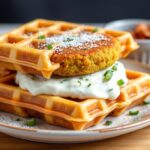 Gluten free falafel waffles: ultimate fusion dish guide.