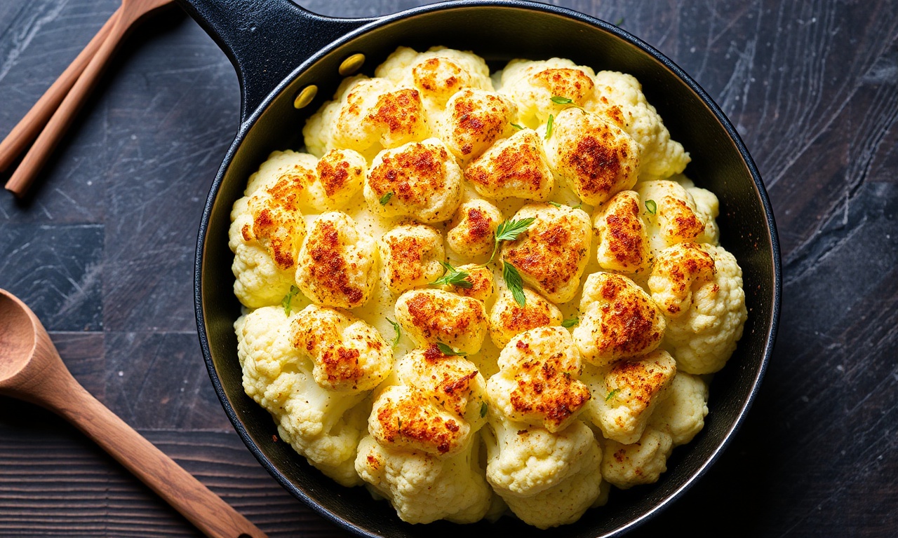 Roasted Parmesan Cauliflower: the genesis of an elevated side dish.