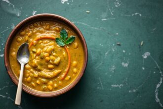 1-pot green lentil dal: effortless flavor.