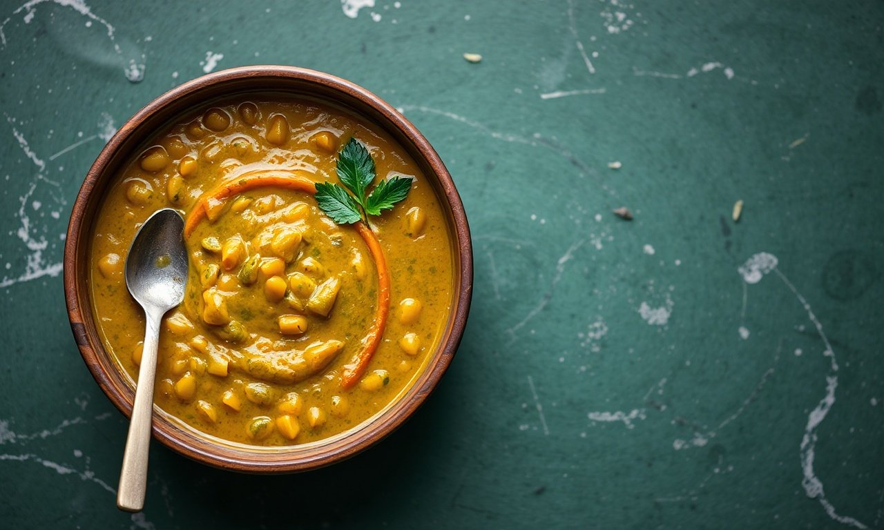 1-pot green lentil dal: effortless flavor.