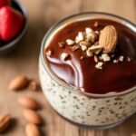 Keto almond chia pudding: delicious, strategic sweet treat.
