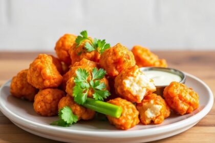Crispy Buffalo cauliflower wings: expert guide to flavorful, healthy vegan appetizer.