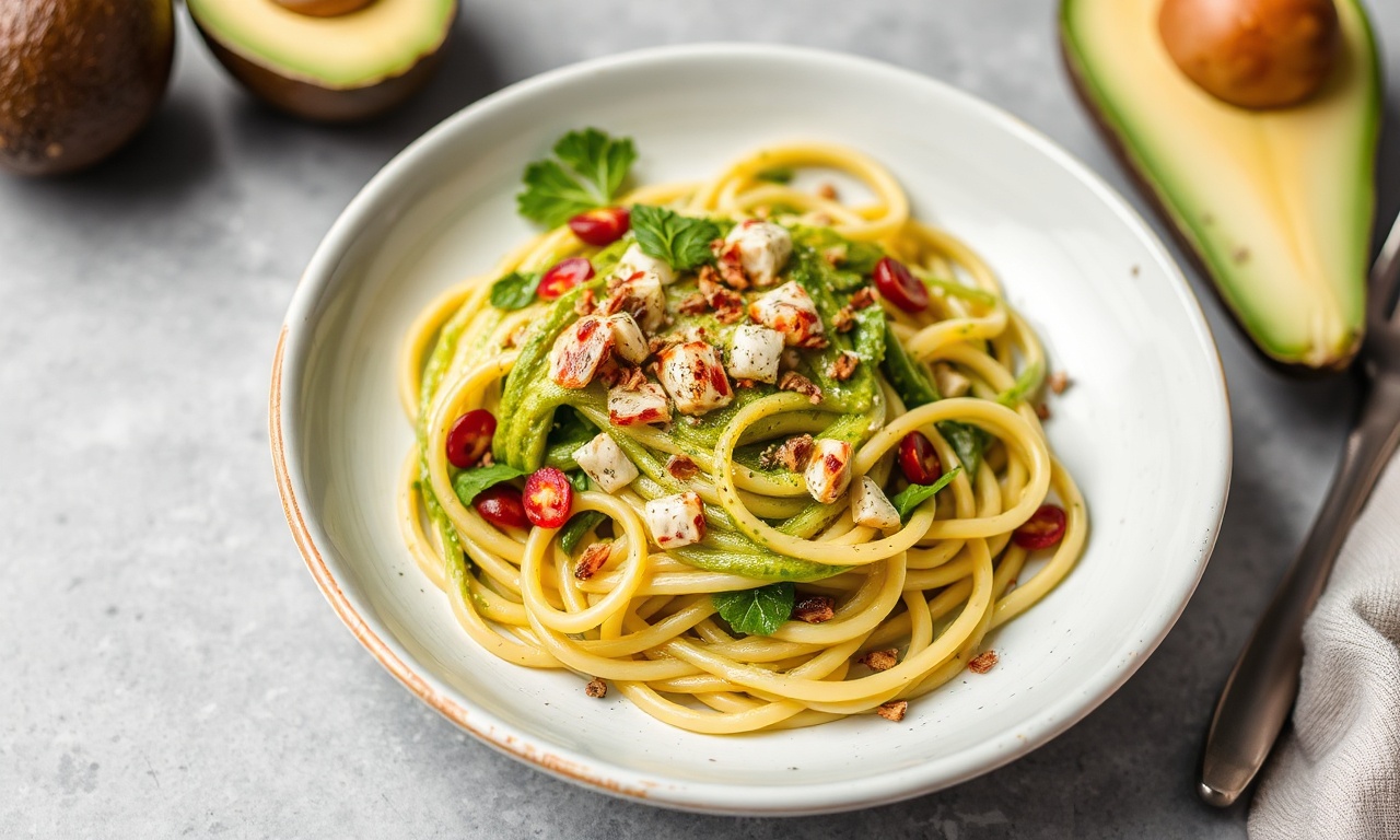 Vibrant Avocado Pesto: The genesis of this delicious culinary hybrid.