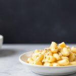 Creamy vegan cheese sauce for the ultimate vegan mac.