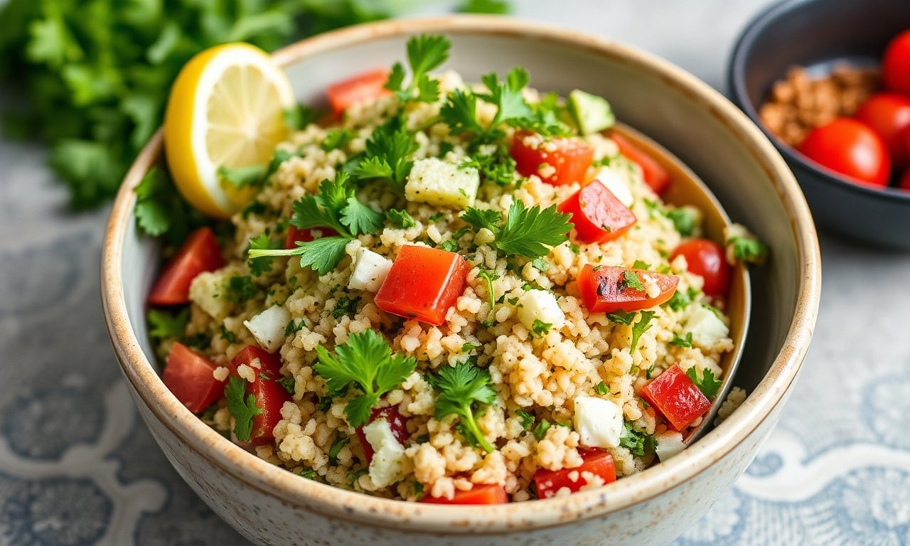 Fast fresh tabouli recipe: Authentic Mediterranean flavor.