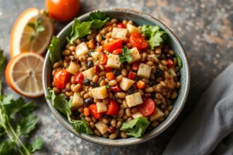Mediterranean Lentil: Fresh, healthy eating guide with vibrant lentils.