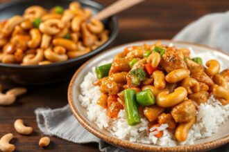 Delicious homemade Cashew Chicken, better than takeout.