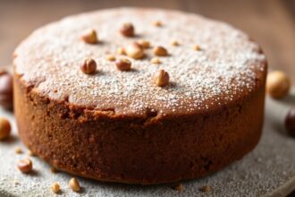 Rich homemade chestnut cake for true connoisseurs.