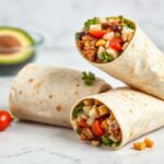 Delicious vegan burrito, a plant-powered culinary revelation.