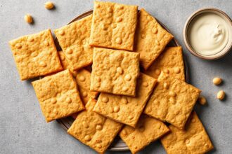 Make chickpea crackers: Guide for perfectly crispy results.