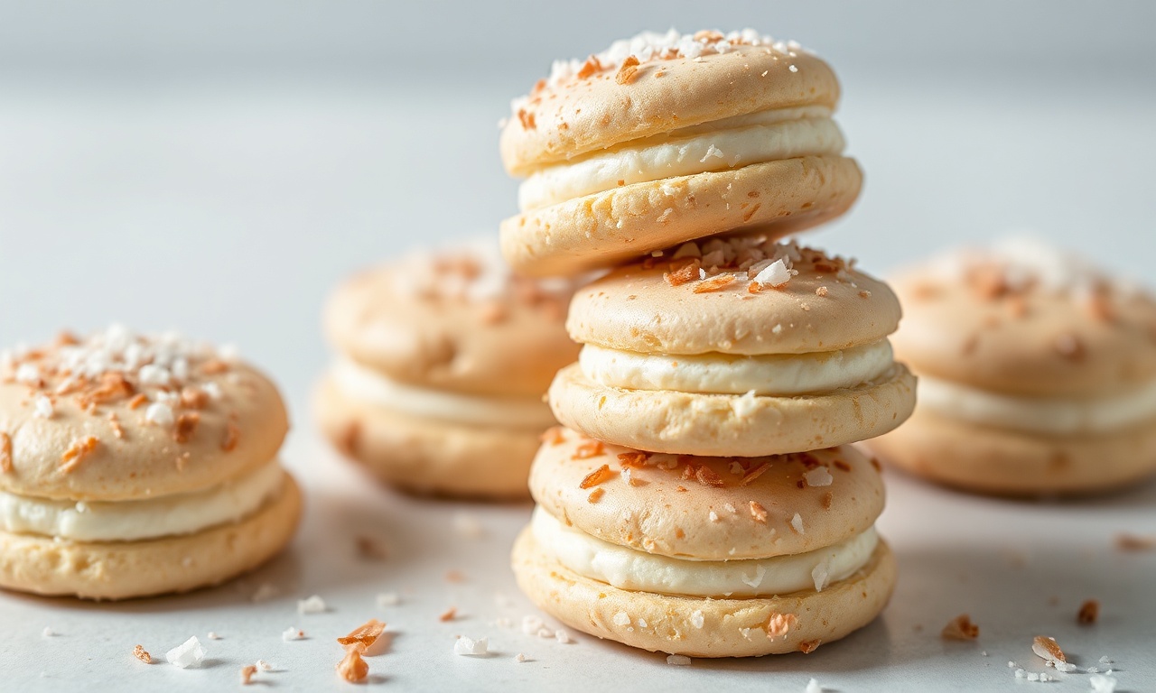 History of delicious coconut macaroons.